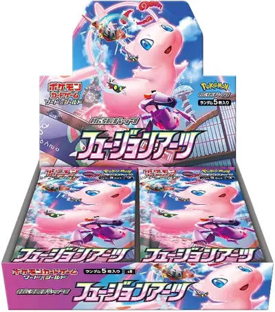 Fusion Arts booster box s8 japanese pokemon cards
