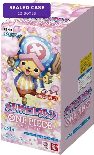 EB-01 MEMORIAL COLLECTION Sealed Case (12 boxes) Japanese ONE PIECE CARD