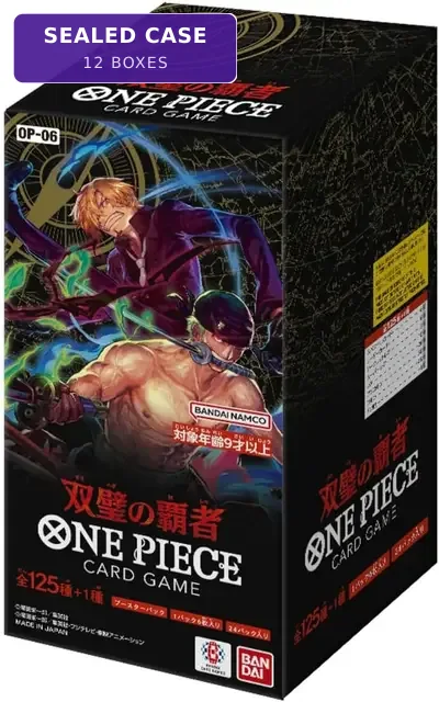 OP-06 WINGS OF THE CAPTAIN Sealed Case (12 boxes) Japanese ONE PIECE CARD