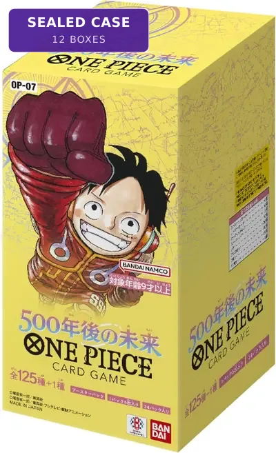OP-07 500 YEARS IN THE FUTURE Sealed Case (12 boxes) Japanese ONE PIECE CARD