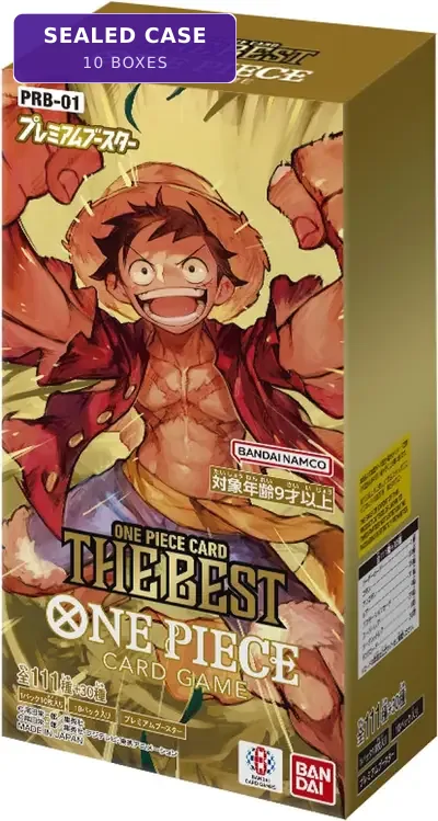PRB-01 ONE PIECE CARD THE BEST Sealed Case (10 boxes) Japanese ONE PIECE CARD