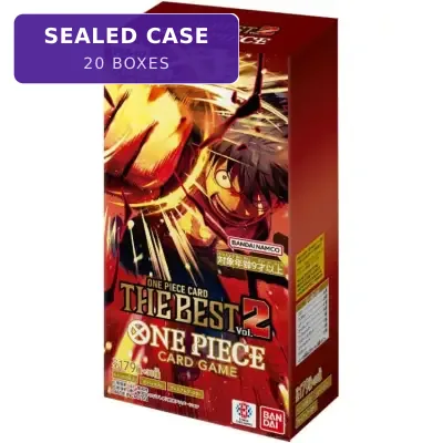 PRB-02 ONE PIECE CARD THE BEST vol.2 Sealed Case (20 boxes) Japanese ONE PIECE CARD