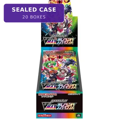 S8b VMAX Climax Sealed Case (20 boxes) Japanese Pokemon Card