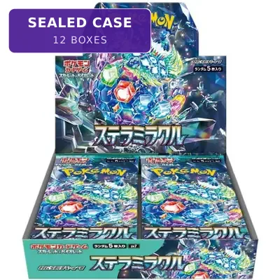 SV7 Stella Miracle Sealed Case (12 boxes) Japanese Pokemon Card