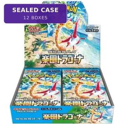 SV7a Paradise Dragona Sealed Case (12 boxes) Japanese Pokemon Card