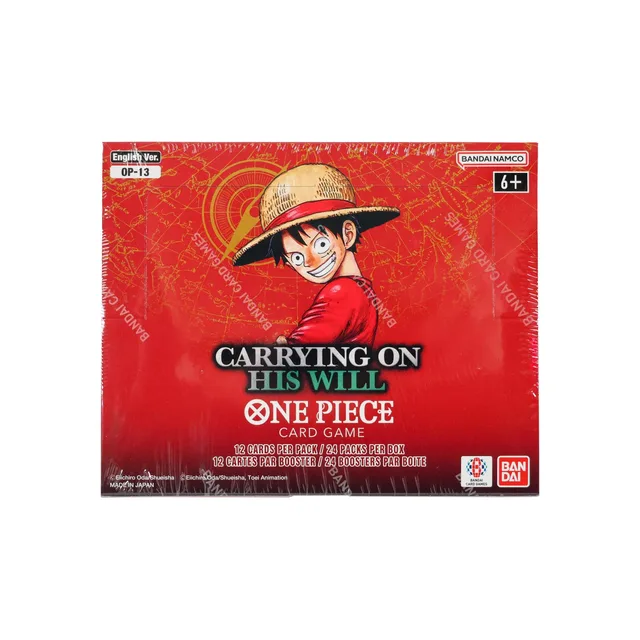 OP-13 Carrying On His Will Booster Box English ONE PIECE CARD